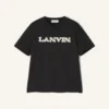 Bawełniana koszulka Lanvin z owczej skóry Bawełniana koszulka Lanvin z owczej skóry