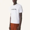 Bawełniana koszulka z haftem Lanvin Bawełniana koszulka z haftem Lanvin