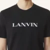 Bawełniana koszulka z haftem Lanvin Bawełniana koszulka z haftem Lanvin