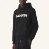 Bluza z kapturem Lanvin z bawełny i owczej skóry Bluza z kapturem Lanvin z bawełny i owczej skóry