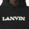Bluza z kapturem Lanvin z bawełny i owczej skóry Bluza z kapturem Lanvin z bawełny i owczej skóry
