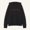 Bluza z kapturem Lanvin z haftem Bluza z kapturem Lanvin z haftem