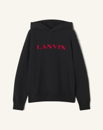 Bluza z kapturem Lanvin z haftem