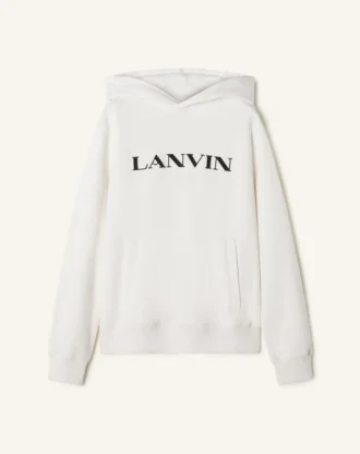 Bluza z kapturem Lanvin z haftem