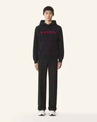 Bluza z kapturem Lanvin z haftem