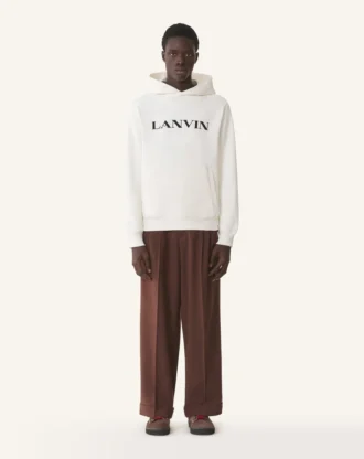 Bluza z kapturem Lanvin z haftem