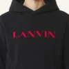 Bluza z kapturem Lanvin z haftem Bluza z kapturem Lanvin z haftem
