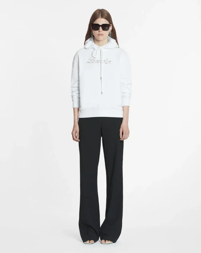 Bluza z kapturem Lanvin z haftem z koralików Bluza z kapturem Lanvin z haftem z koralików
