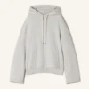 Bluza z kapturem z bawełnianego polaru i kaszmiru Bluza z kapturem z bawełnianego polaru i kaszmiru