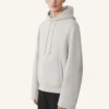 Bluza z kapturem z bawełnianego polaru i kaszmiru Bluza z kapturem z bawełnianego polaru i kaszmiru