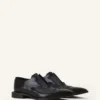 Brogue Oxford Shoe z błyszczącej skóry