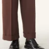 Brogue Oxford Shoe z błyszczącej skóry
