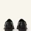 Buty Monk z błyszczącej skóry