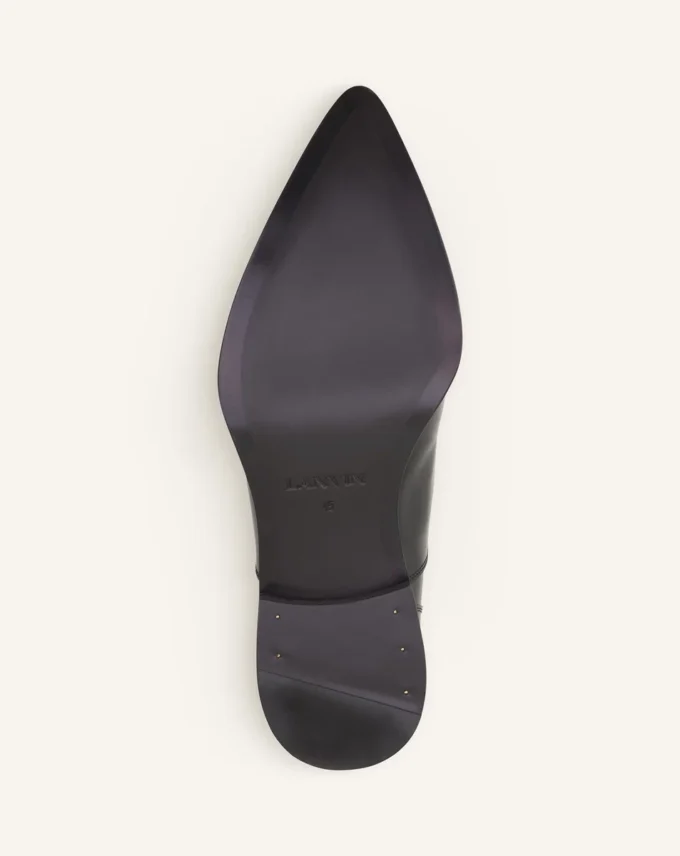 Buty Monk z błyszczącej skóry