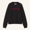 Haftowana bawełniana bluza Lanvin