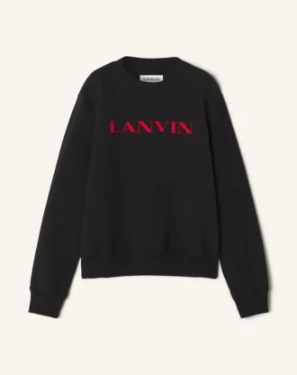 Haftowana bawełniana bluza Lanvin