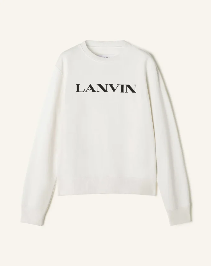 Haftowana bawełniana bluza Lanvin Haftowana bawełniana bluza Lanvin