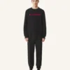 Haftowana bawełniana bluza Lanvin