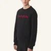 Haftowana bawełniana bluza Lanvin
