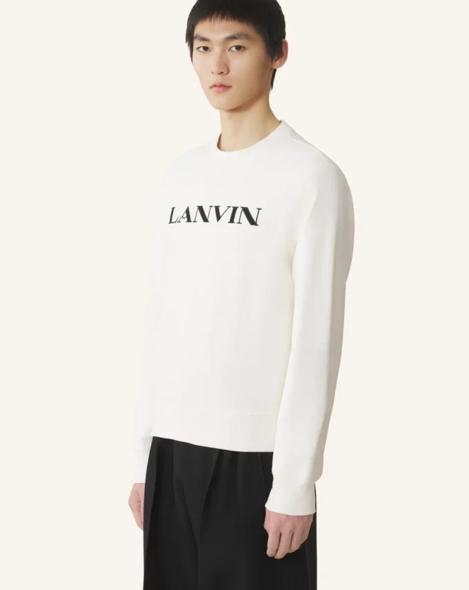 Haftowana bawełniana bluza Lanvin Haftowana bawełniana bluza Lanvin