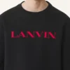 Haftowana bawełniana bluza Lanvin