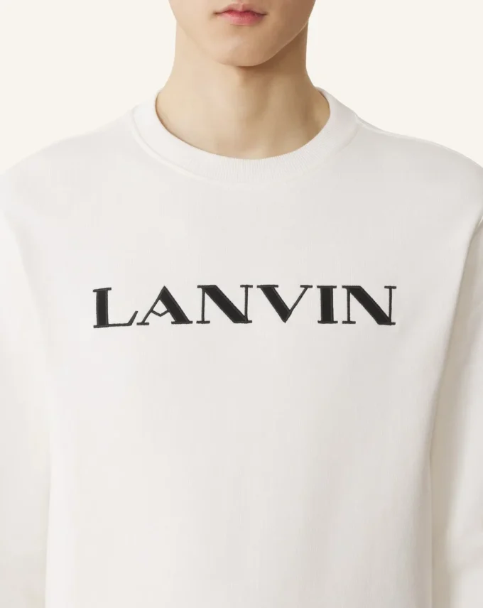 Haftowana bawełniana bluza Lanvin Haftowana bawełniana bluza Lanvin