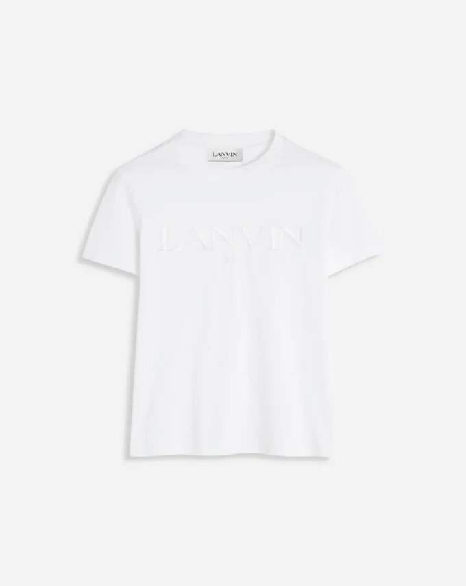 Klasyczna koszulka z haftem Lanvin Klasyczna koszulka z haftem Lanvin