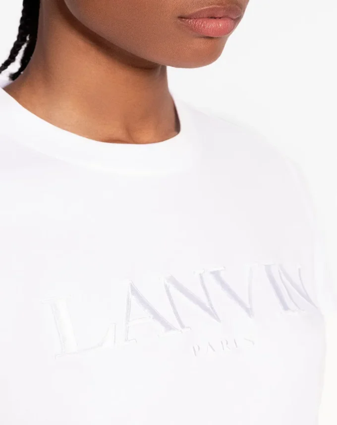 Klasyczna koszulka z haftem Lanvin Klasyczna koszulka z haftem Lanvin
