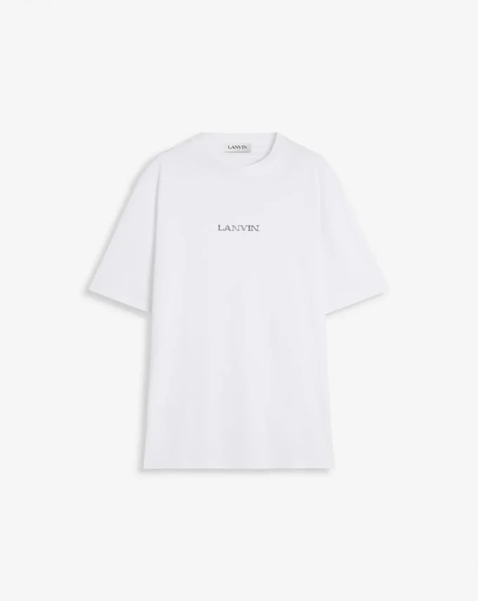 Koszulka unisex z logo Lanvin Koszulka unisex z logo Lanvin