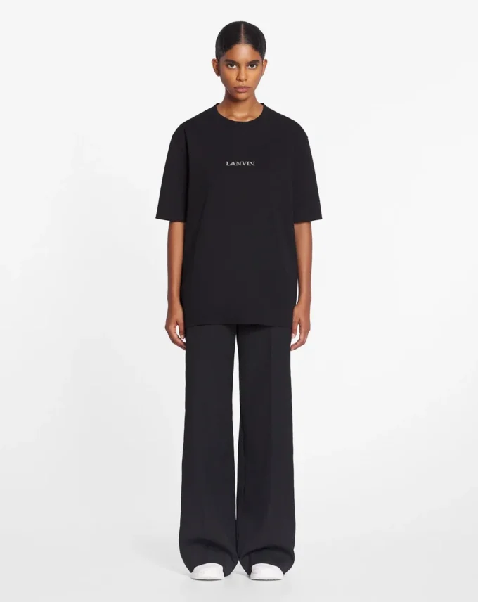 Koszulka unisex z logo Lanvin Koszulka unisex z logo Lanvin