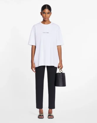 Koszulka unisex z logo Lanvin