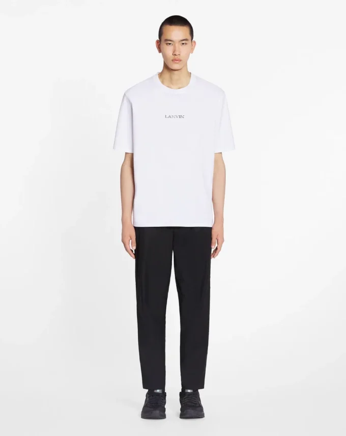 Koszulka unisex z logo Lanvin Koszulka unisex z logo Lanvin