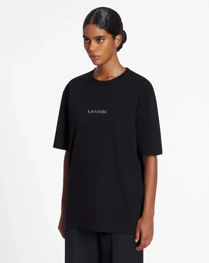 Koszulka unisex z logo Lanvin Koszulka unisex z logo Lanvin