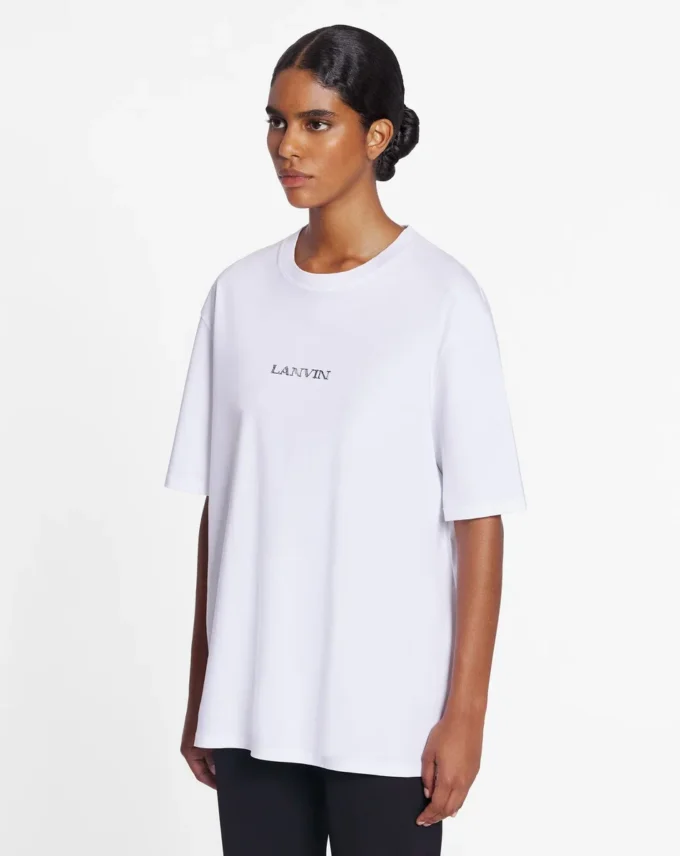 Koszulka unisex z logo Lanvin Koszulka unisex z logo Lanvin