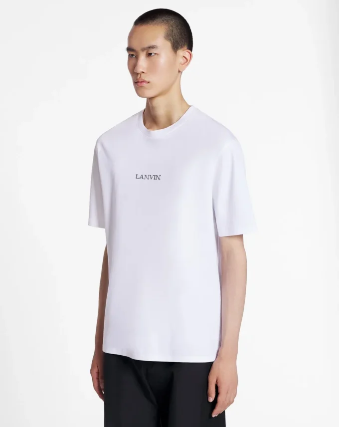 Koszulka unisex z logo Lanvin Koszulka unisex z logo Lanvin