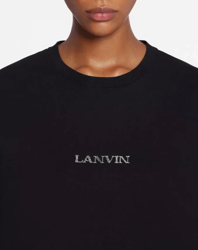 Koszulka unisex z logo Lanvin Koszulka unisex z logo Lanvin