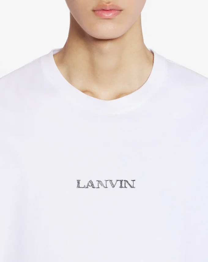 Koszulka unisex z logo Lanvin Koszulka unisex z logo Lanvin