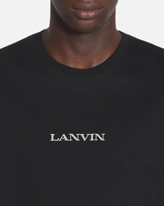 Koszulka z haftem Lanvin