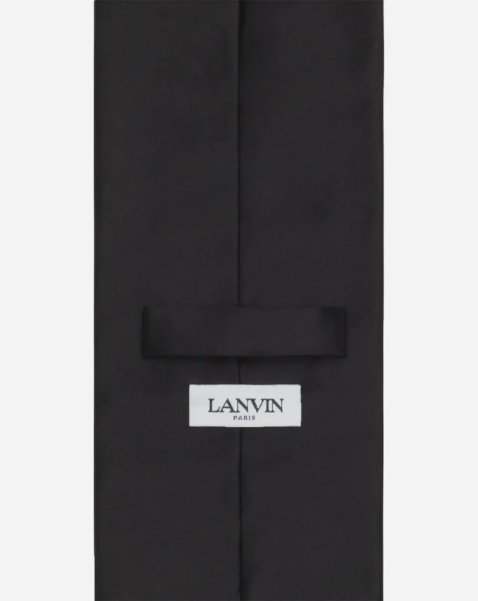Krawat Lanvin z satyny