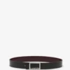 Lanvin Signature Dwustronny skórzany pasek Lanvin Signature Dwustronny skórzany pasek