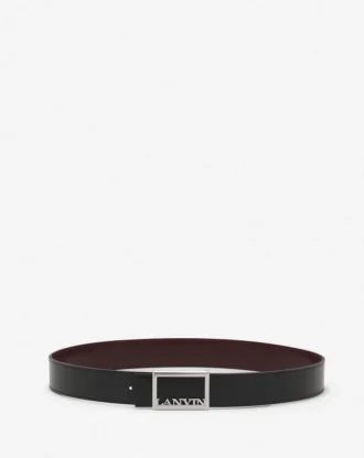 Lanvin Signature Dwustronny skórzany pasek