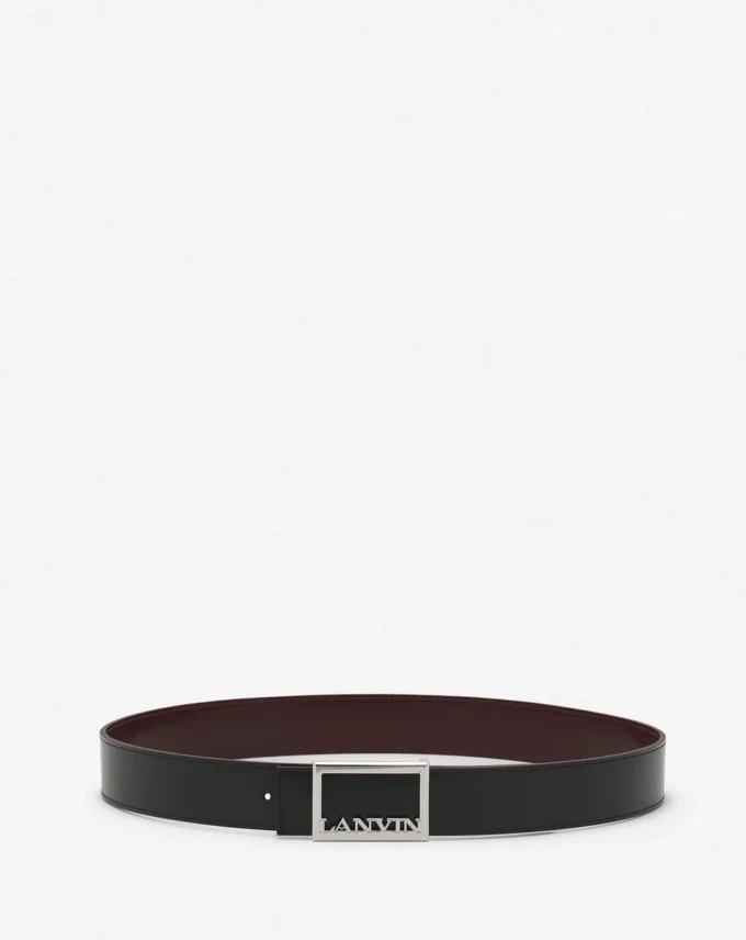 Lanvin Signature Dwustronny skórzany pasek Lanvin Signature Dwustronny skórzany pasek