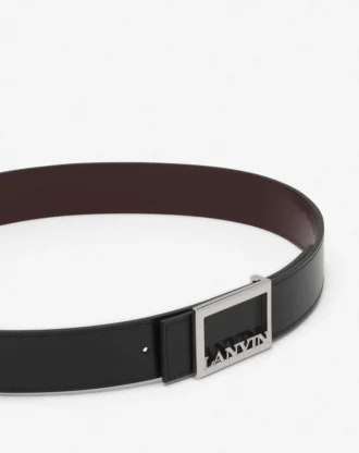 Lanvin Signature Dwustronny skórzany pasek