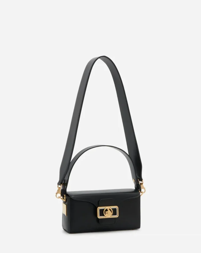 Nano Pencil Shiny Leather Bag