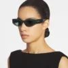 Okulary przeciwsłoneczne z logo Lanvin Okulary przeciwsłoneczne z logo Lanvin
