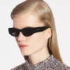 Okulary przeciwsłoneczne z logo Lanvin Okulary przeciwsłoneczne z logo Lanvin