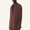 Oversize’owa flanelowa kurtka