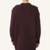 Oversize’owy kardigan z żakardu