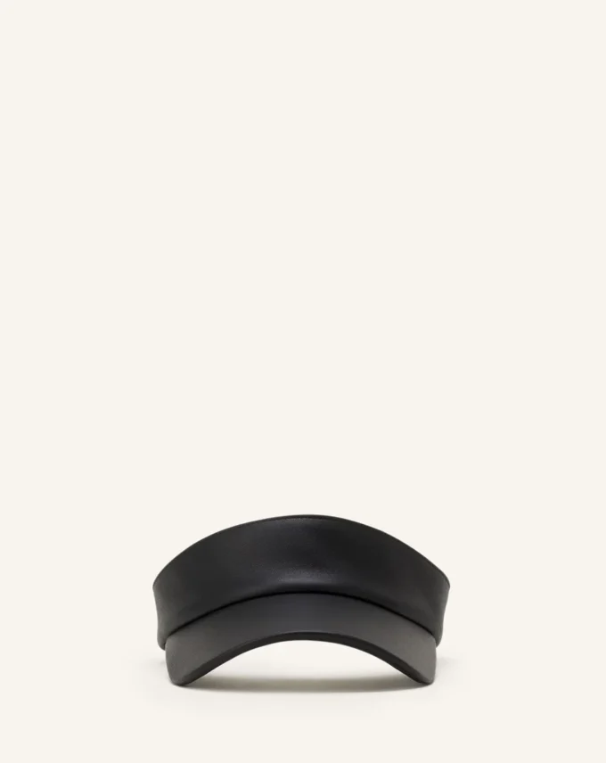 Skórzana czapka z daszkiem Lanvin Skórzana czapka z daszkiem Lanvin