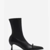 Skórzane botki Lanvin Bow